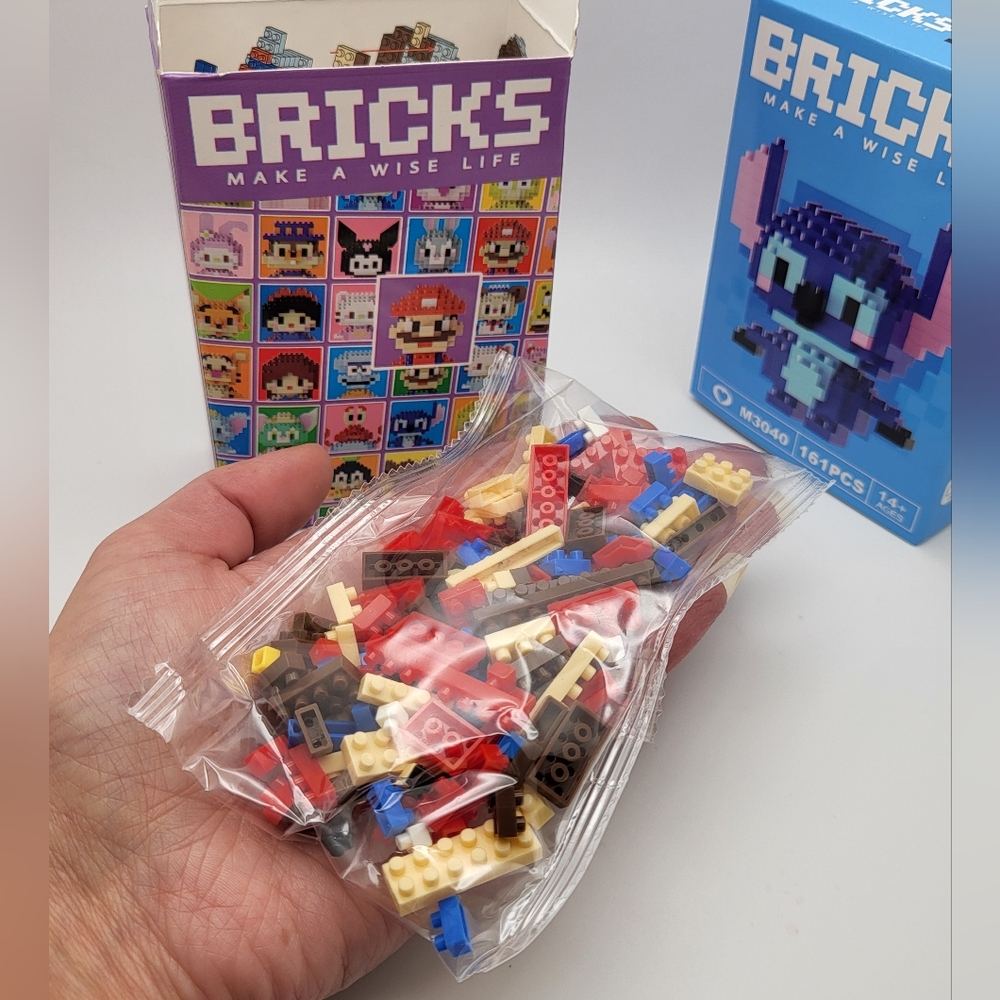 BRICKS Micro Building Blocks Set - Picture 3 of 8
